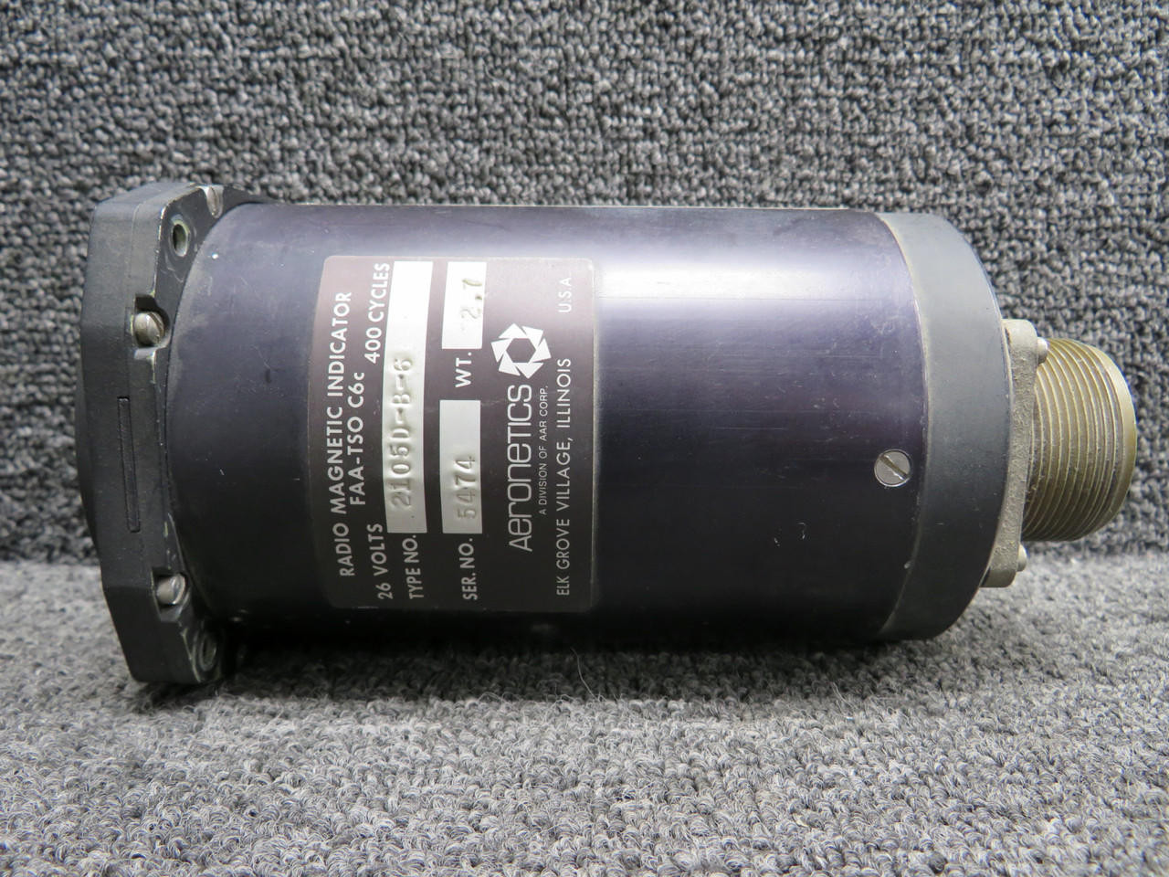 2105D-B-6 Aeronetics 26 Volt Dual Radio Magnetic Indicator