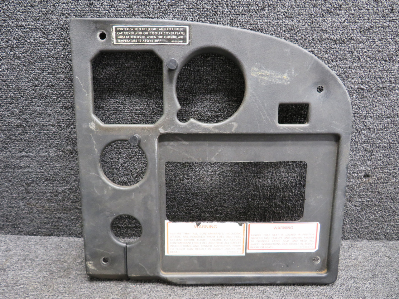 Cessna 172RG Forward Instrument Panel Cover RH (No Data Plate