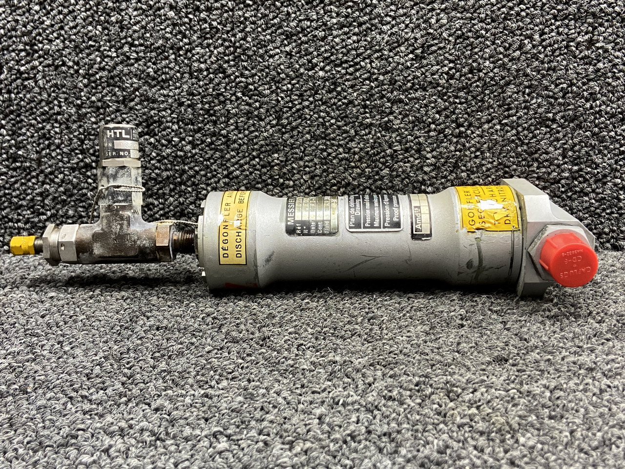 小物 AirFly ACCUMULATOR series C23778 Dassault Falcon 10 Aircraft Hydraulic Accumulator For Sale