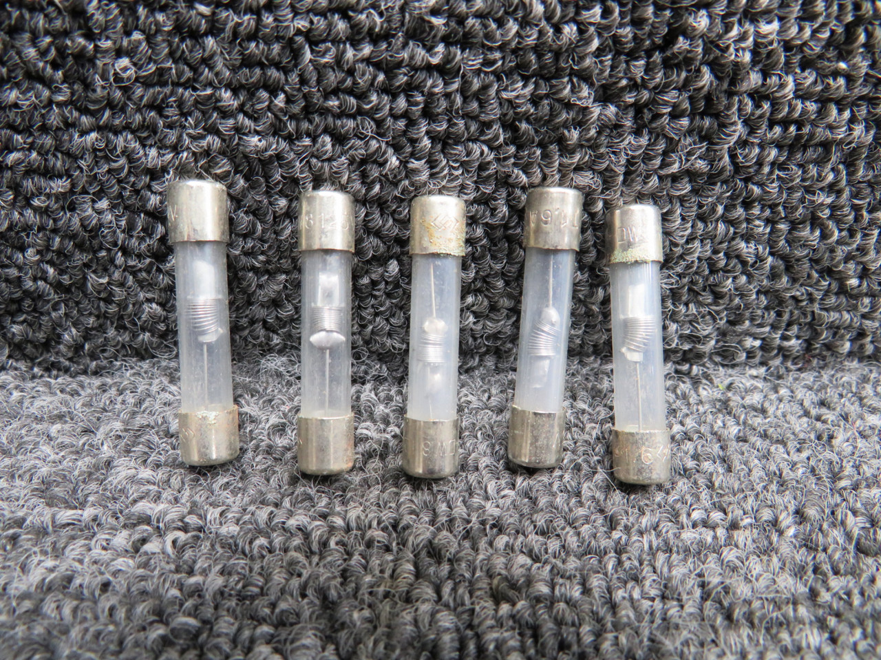 DW8-125V1-6A Falcon Jet Fuses (Set of 5) (New Old Stock)