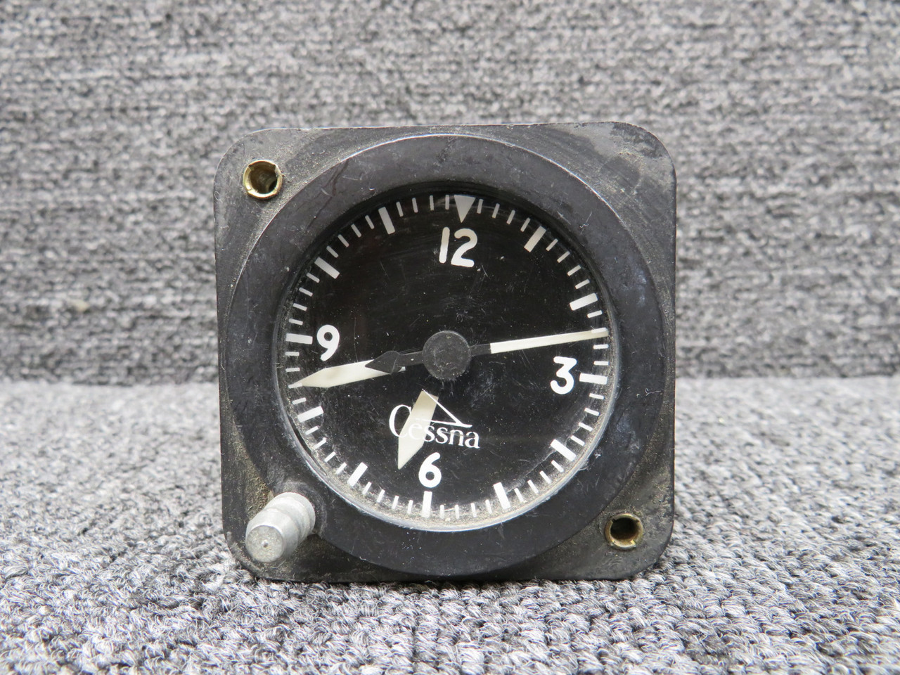 S-1317-N2 (Alt: CA-6734) Cessna Electric Clock (Minus Knob Cover