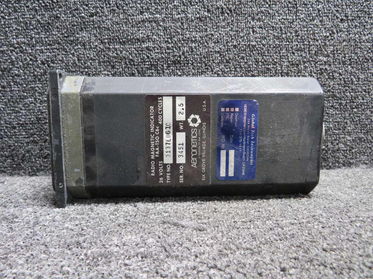 3137LB61C Aeronetics Radio Magnetic Indicator with Mods (Worn Face)