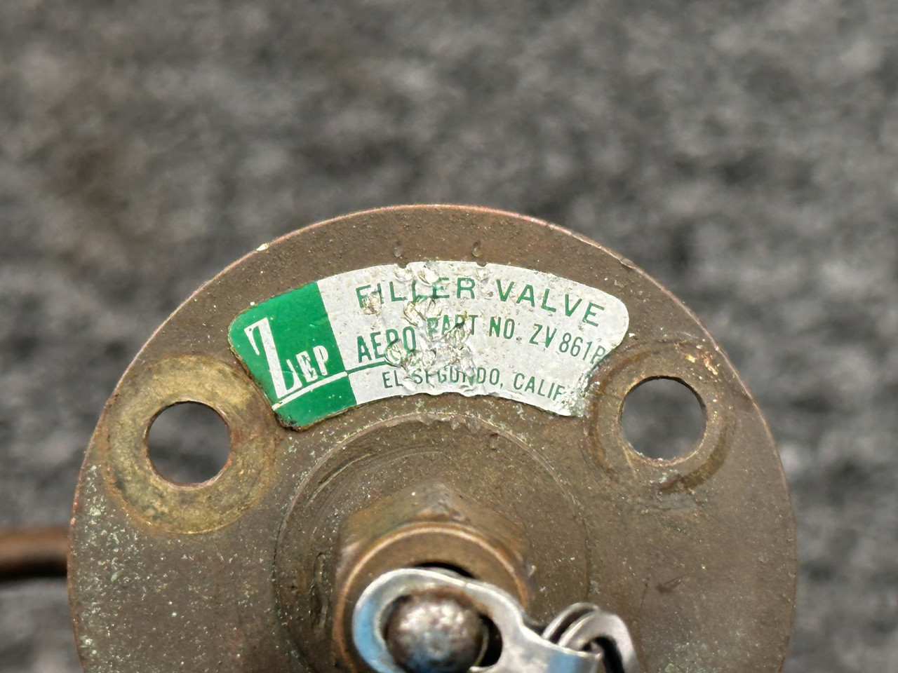ハルページ ZV861B Zep Aero Oxygen Filter Valve Assembly | BAS Airplane Parts