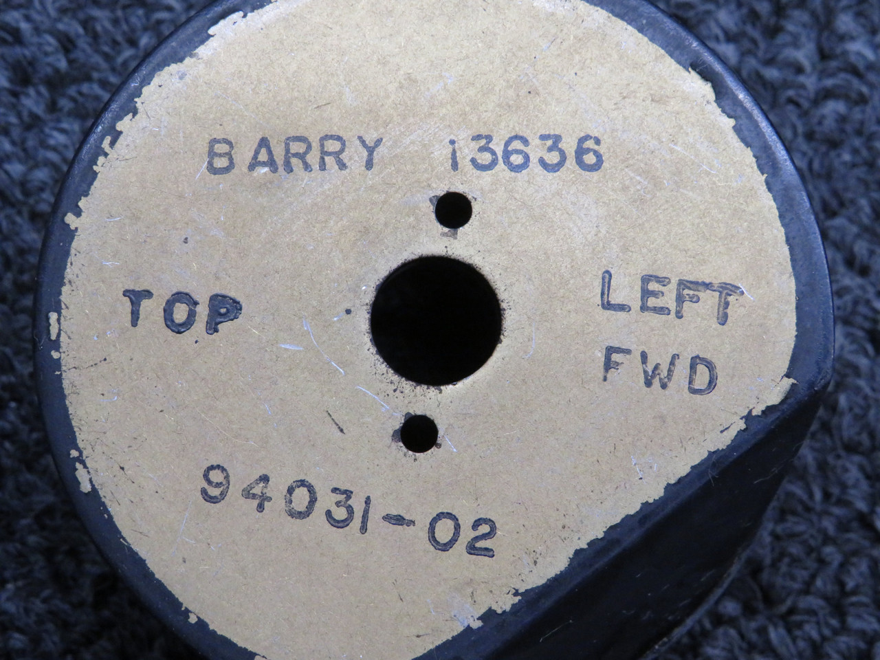 94031-02 Barry Controls New Old Stock Engine Vibration Isolator