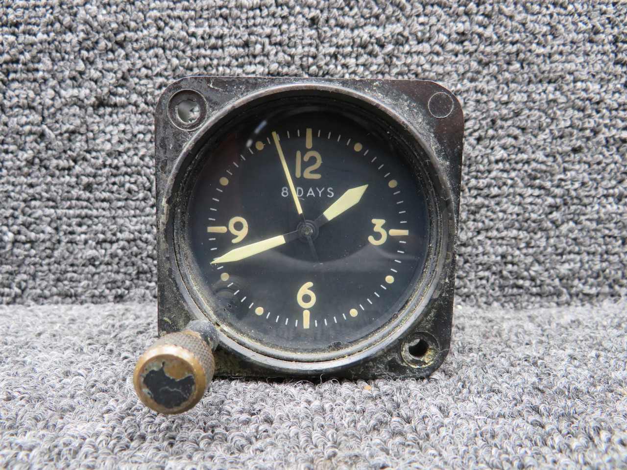 ア*ネ様 Waltham 航空機用機械式時計 ASU-9/A 22809-T-L-IA Waltham An5743-TLIA Clock Indicator has Worn Face and