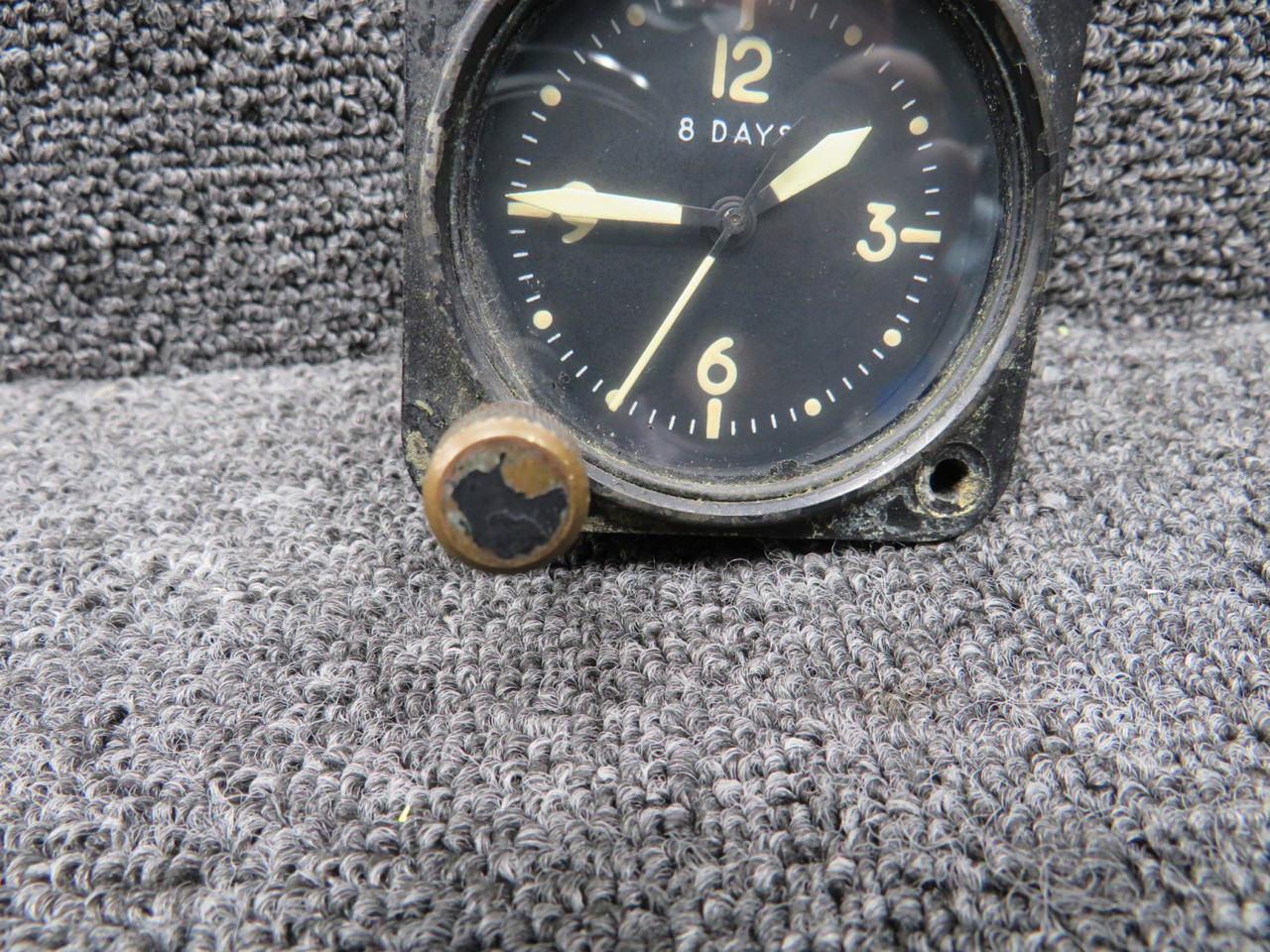22809-T-L-IA Waltham An5743-TLIA Clock Indicator has Worn Face and