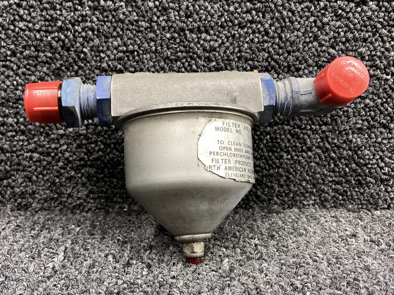 3D1541 (Use: 9910240-1) North American Rockwell De-Ice Filter Assembly LH or RH