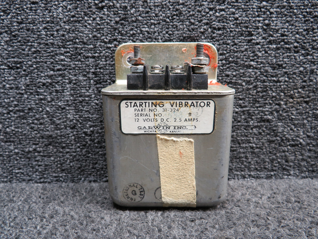 lemohoney03　0324 31-324 (Use: 10-176487-121) Garwin Starting Vibrator (12V, 2.5A)