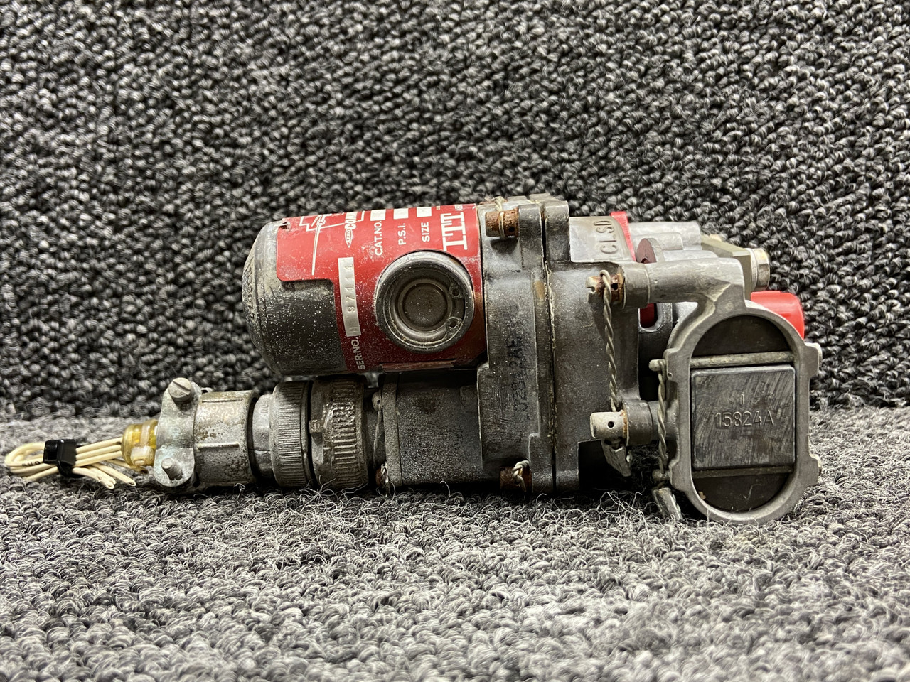 Air−J AJ-SOLAR16W OR ORANGE 3630161 (Alt: 630161) ITT Aerospace Fuel Shut Off Valve (28V