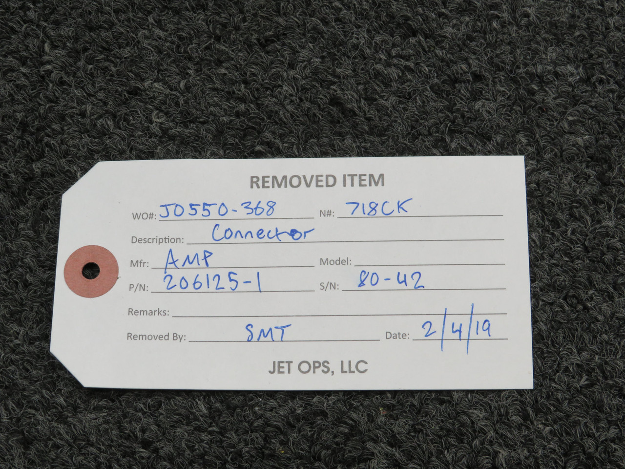 206125-1 Amphenol Canon Plug Connector For Sale