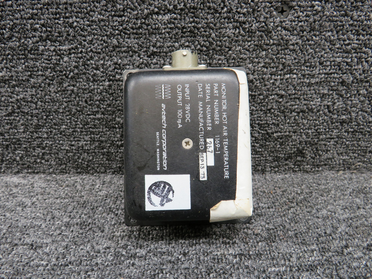 1169-1 Avtech Corp Hot Air Temperature Monitor (Voltage: 28) For Sale
