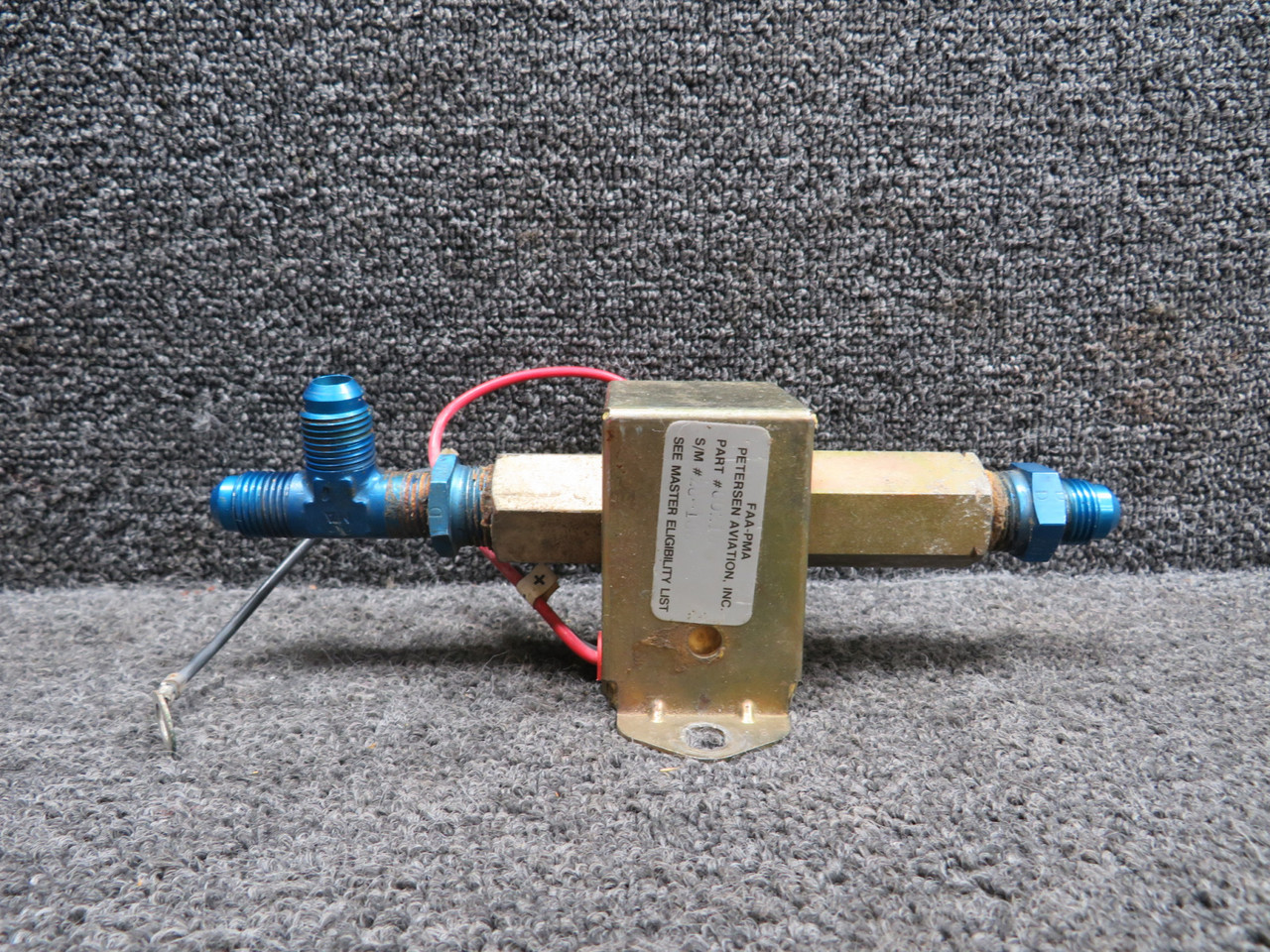 80218 Petersen Aviation Flow Valve 12 Voltage Assembly