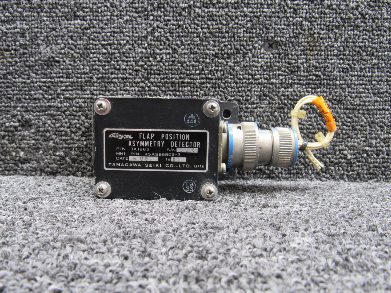 TA1965 (Alt PN: 45AS86805-3) Tamagawa Flap Position Asymmetry Detector