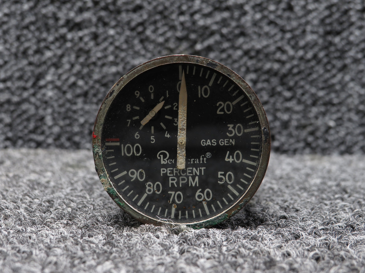 50-380034-3 Bristow Instruments Turbine Tachometer Indicator Worn