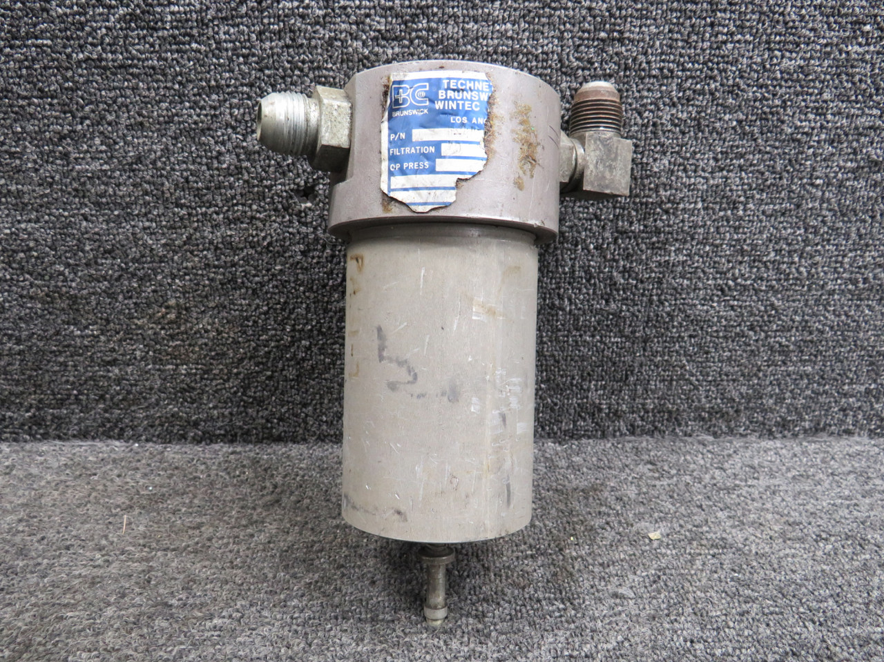 Brunswick Fuel Filter Assembly (Partial Data Plate)