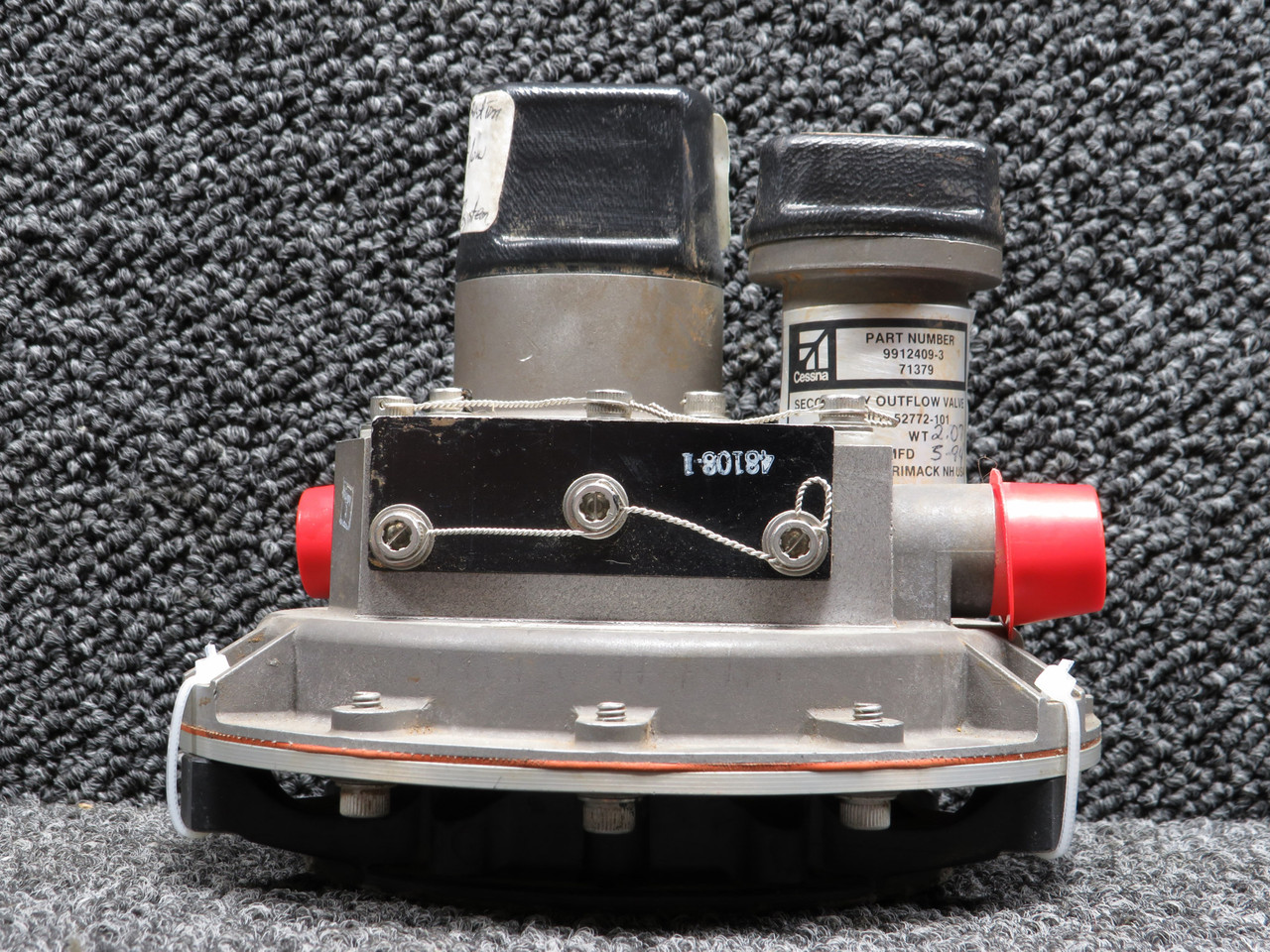 9912409-3 (Alt: 52772-101) Cessna Secondary Outflow Valve Assembly