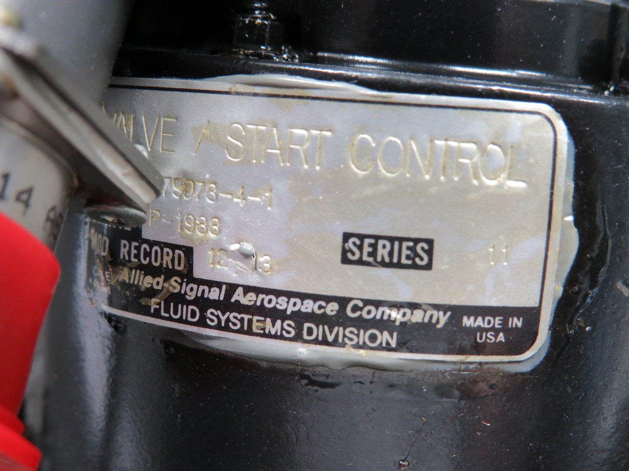 979078-4-1 Allied-Signal Series 11 Valve Assembly with Mods and