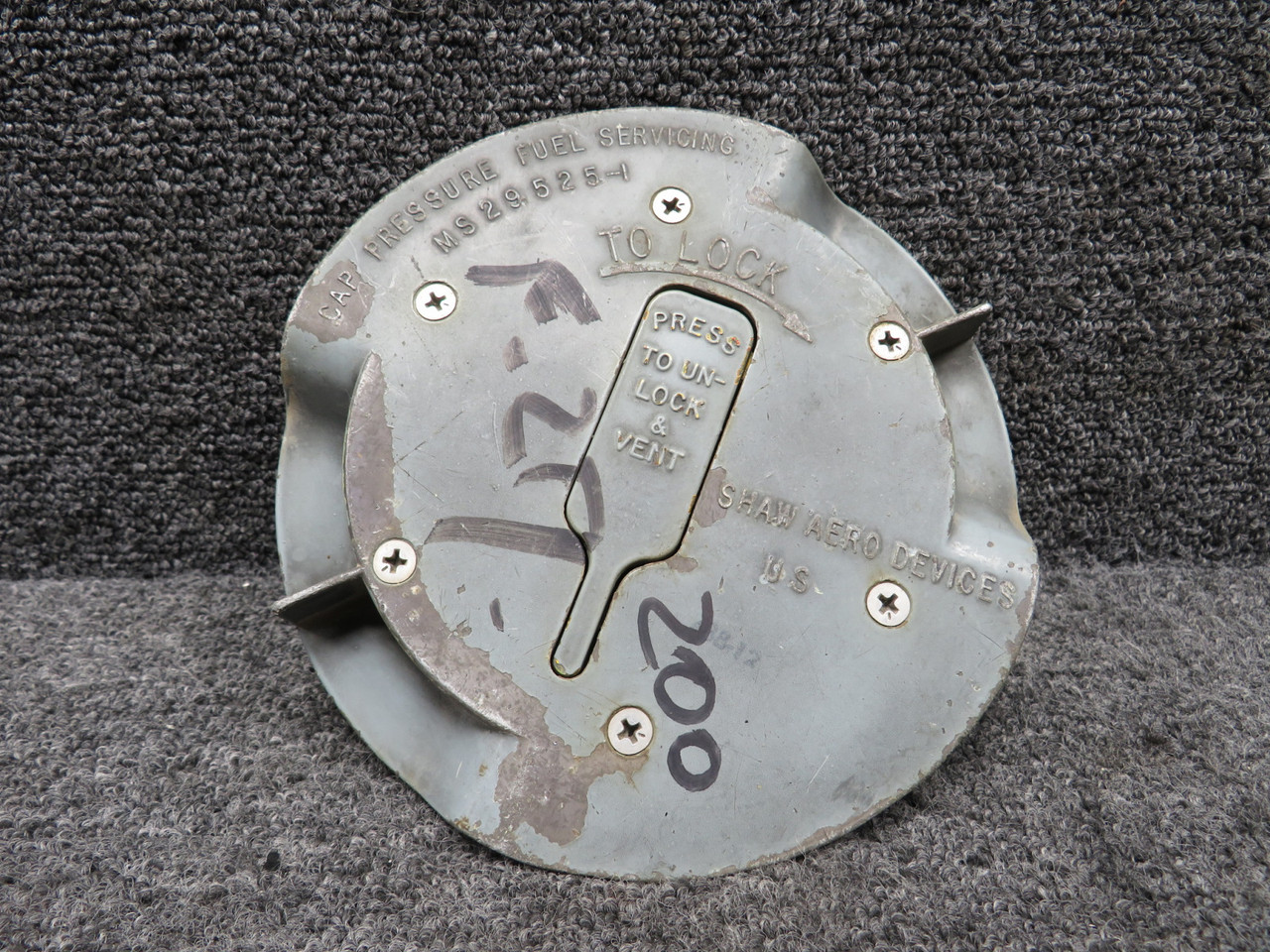 MS29525-1 Shaw Aero Devices Fuel Cap Unit
