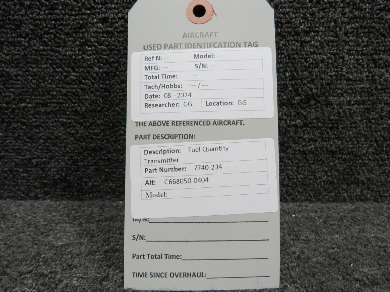 7740-234 (Alternate: C668050-0404) Fuel Quantity Transmitter