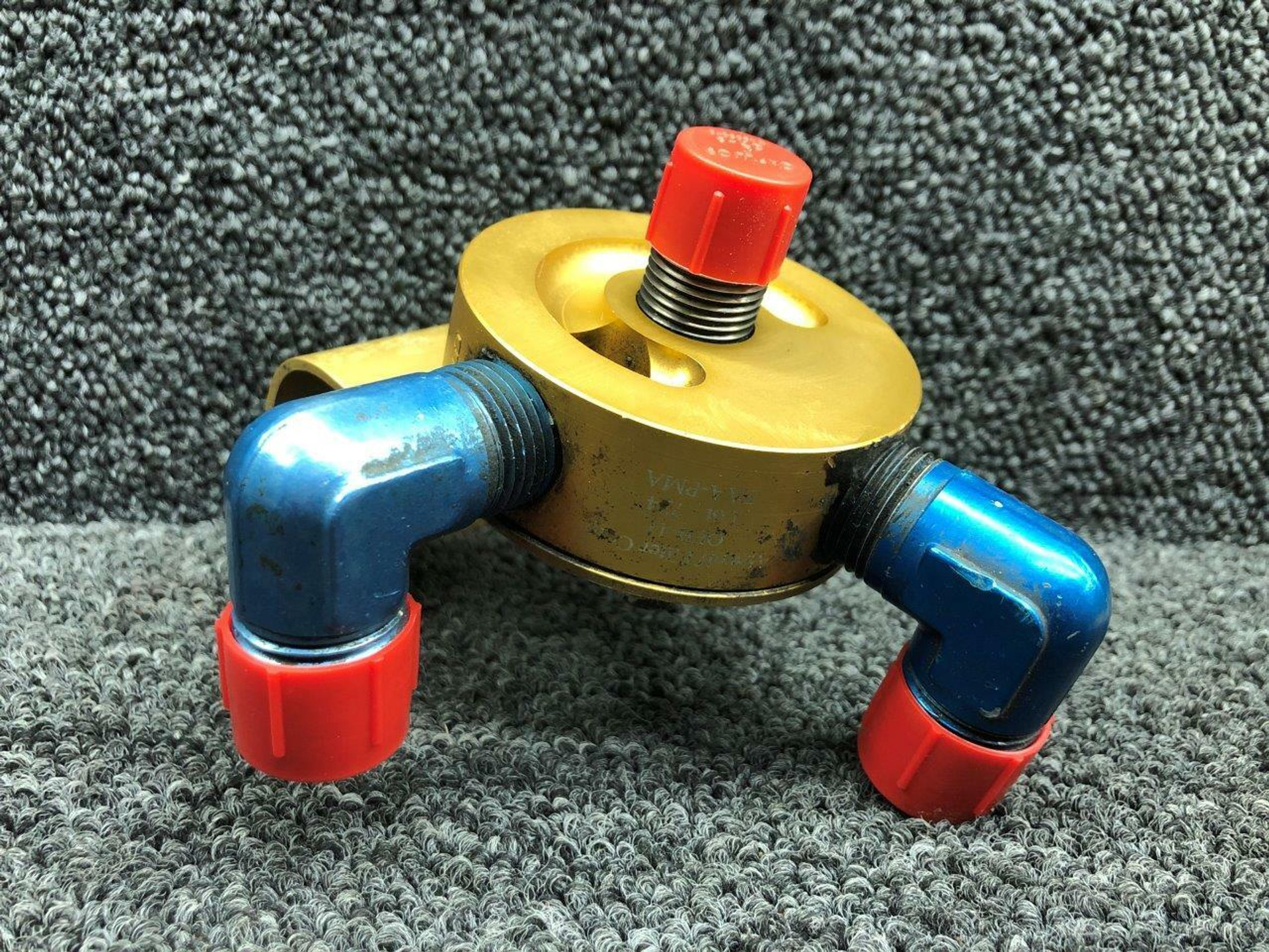 OFB11 / DBL10 Airwolf Continental IO550D Oil Filter Adapter Kit W