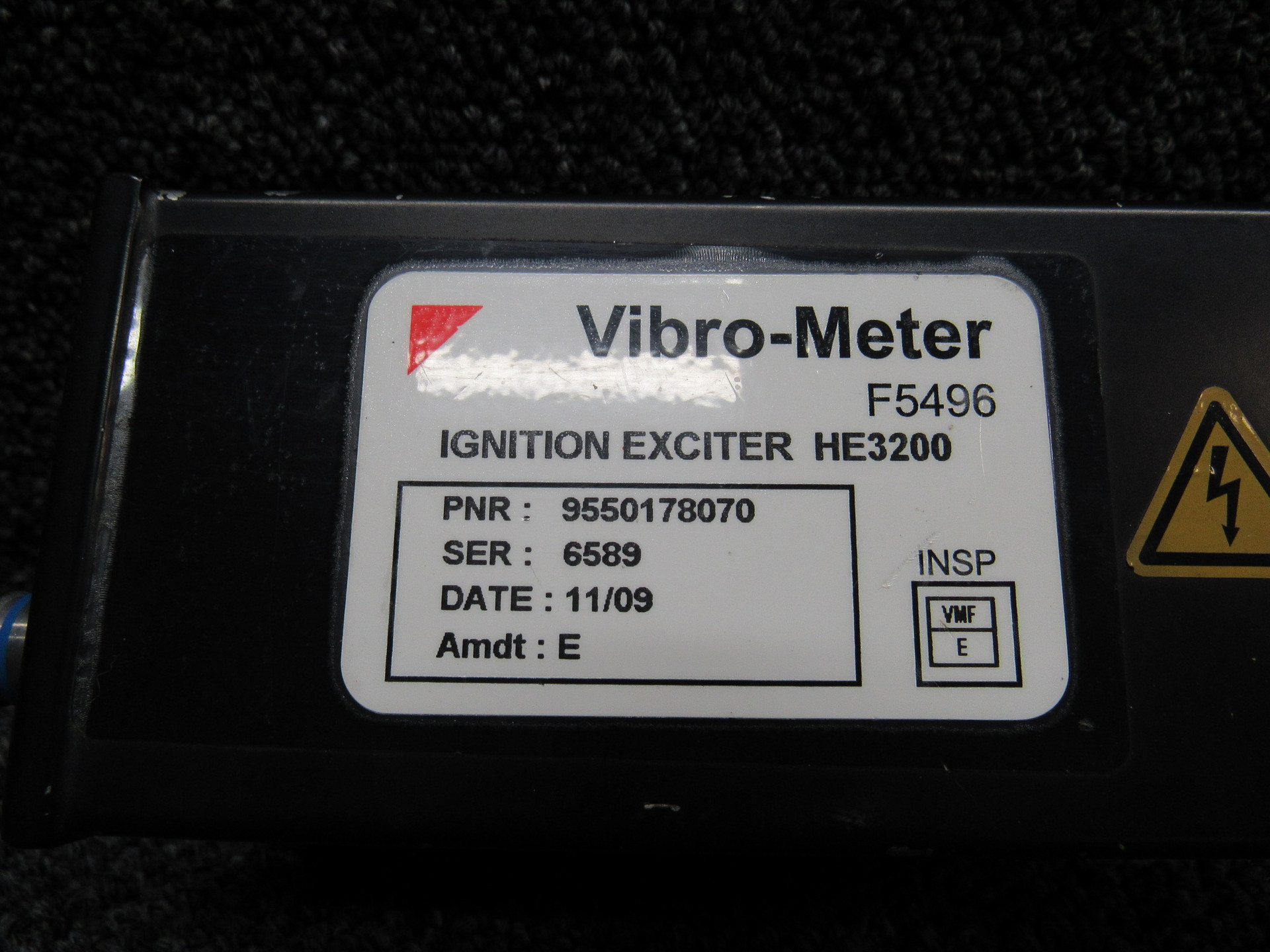 9550178070 (M/N HE3200) Arriel 2B1 VibroMeter Ignition Exciter