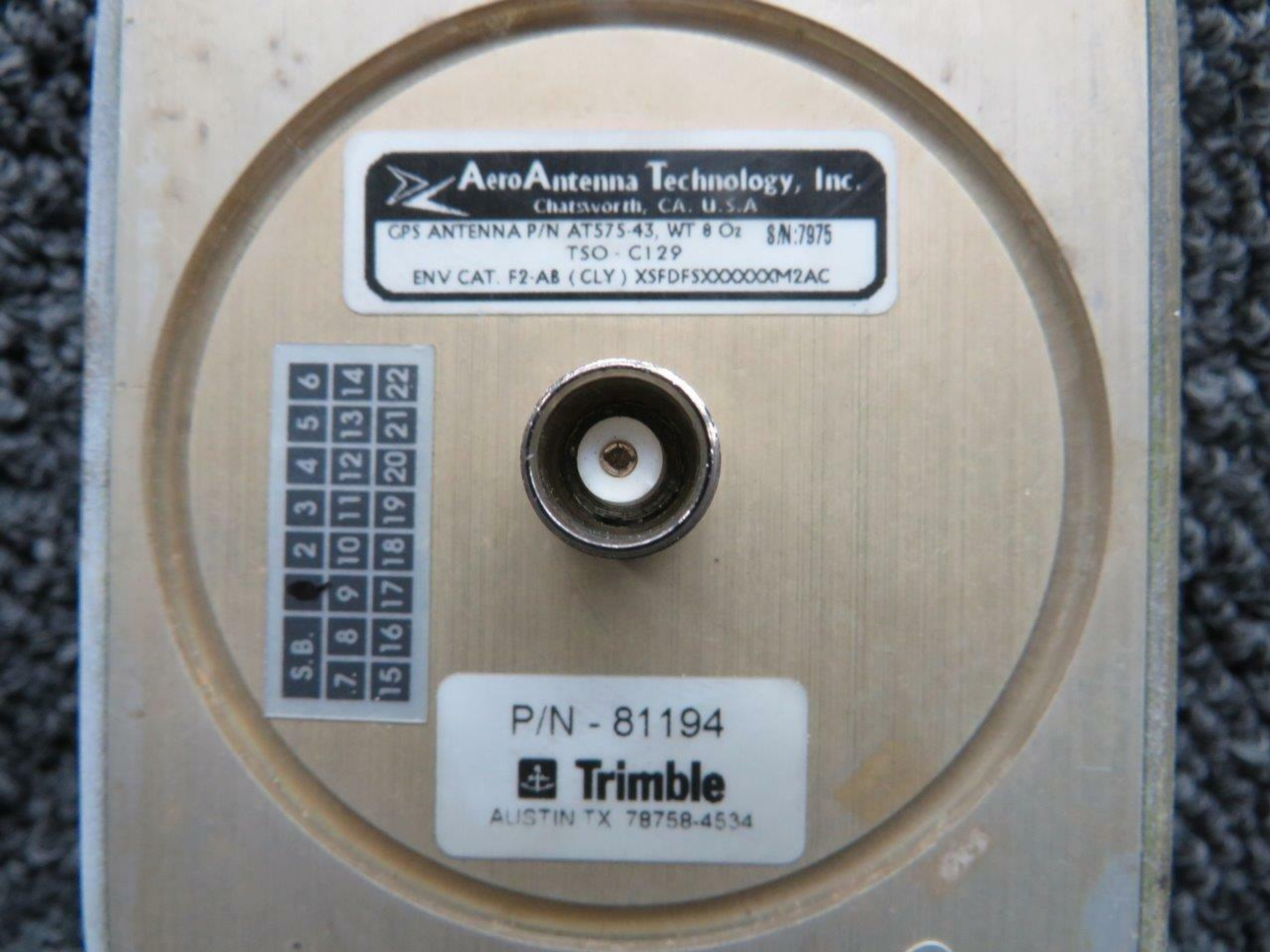 AT57543 Cessna 421B Aero Antenna GPS Antenna