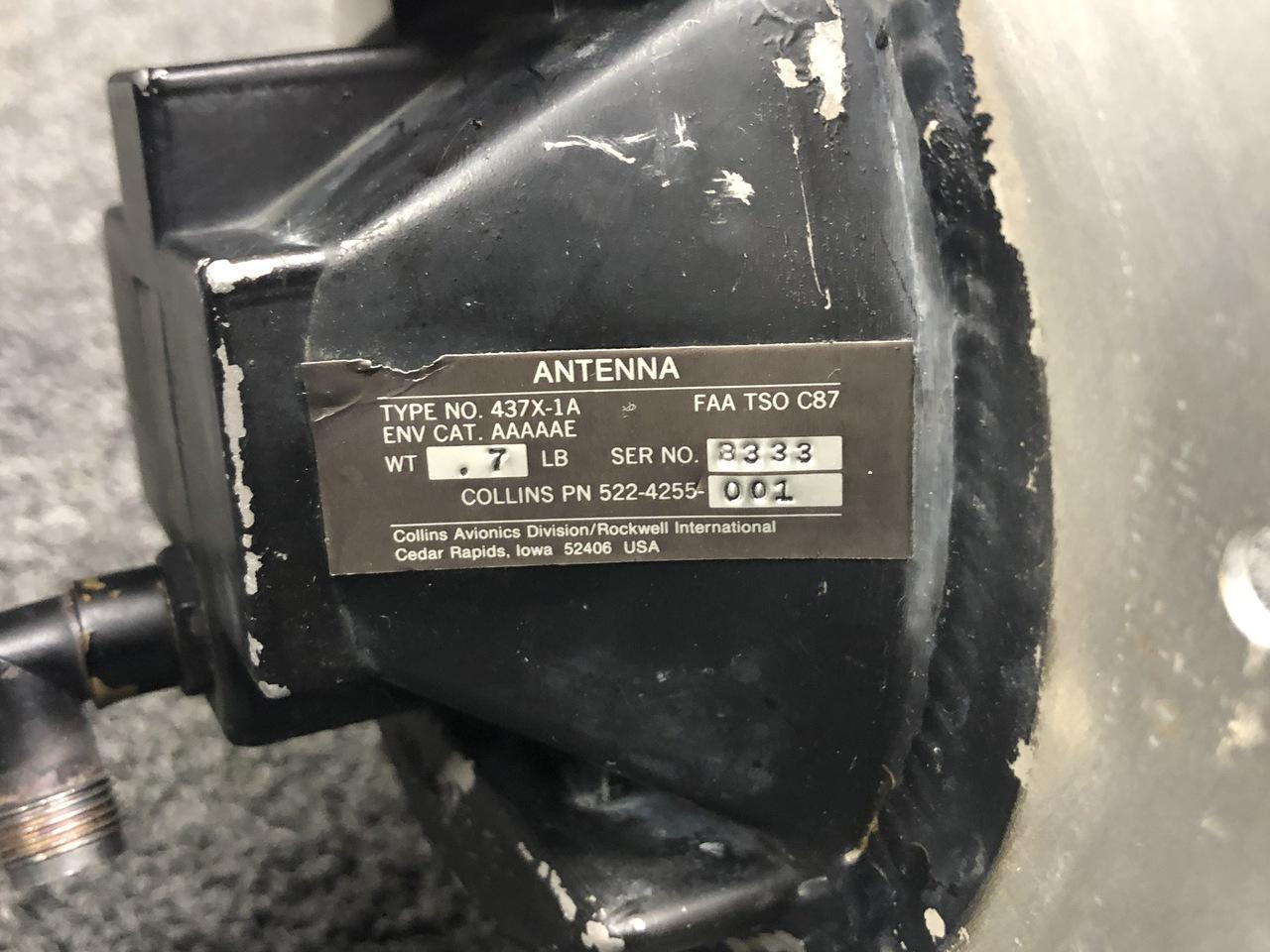 5224255001 (MN 437X1A) Cessna A185F Collins Radio Altimeter Antenna
