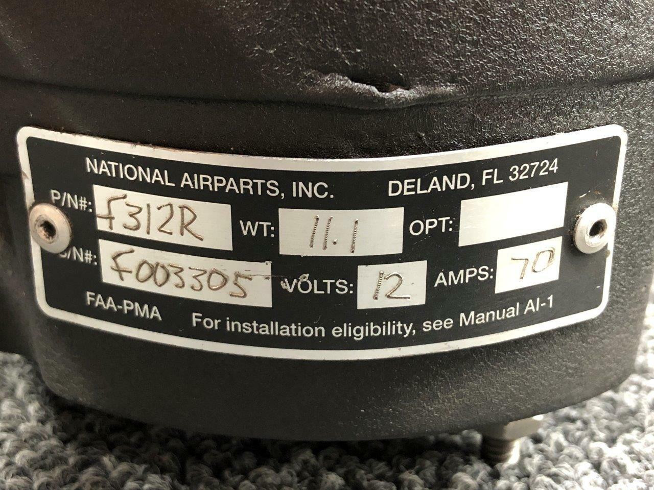 F312R Beechcraft H35 Continental IO470N14 National Airparts