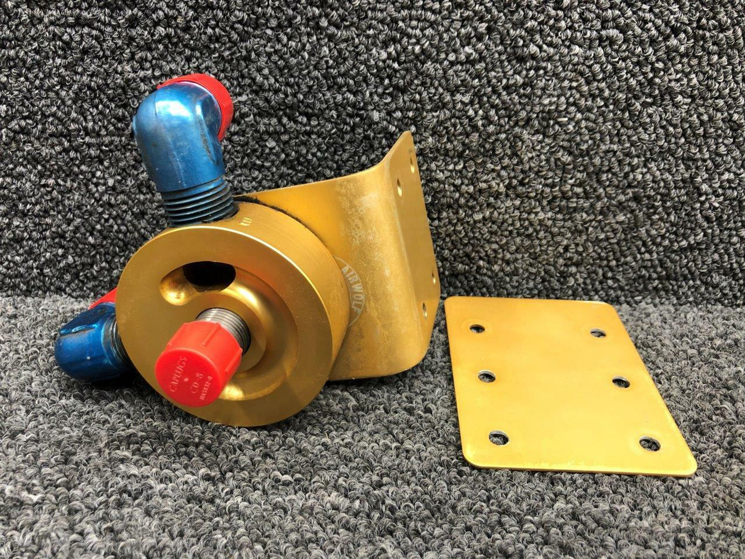 OFB11 / DBL10 Airwolf Continental IO550D Oil Filter Adapter Kit W