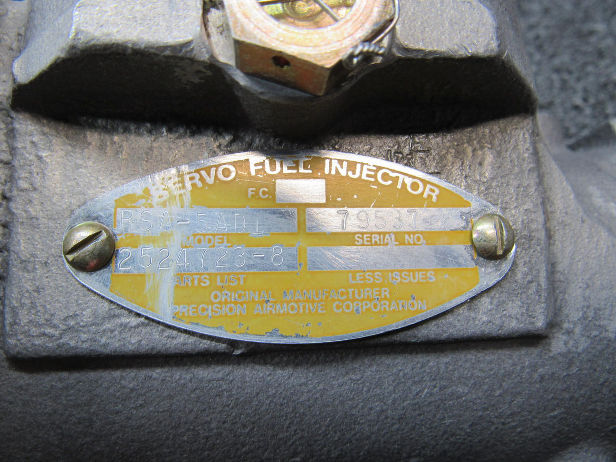 25247238 Bendix RSA5AD1 Fuel Injection Servo (CORE)