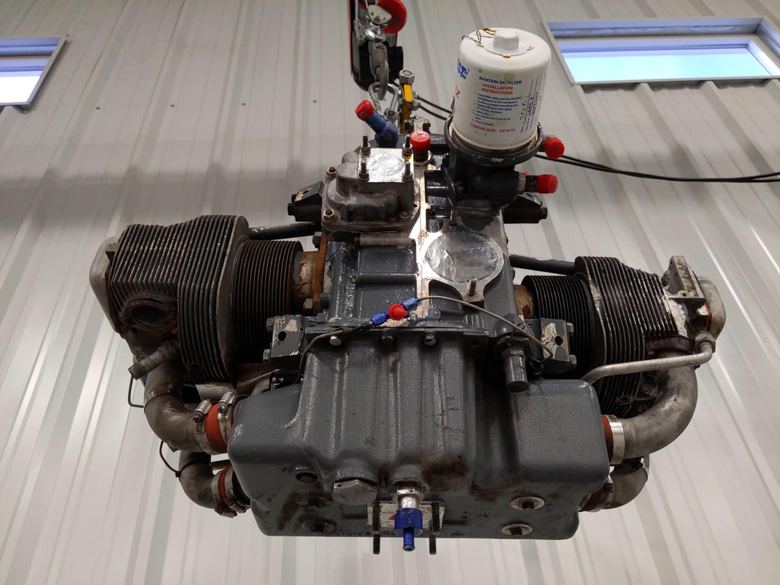 O320H2AD Engine, 2100 Hours SMOH (Bent Crank)