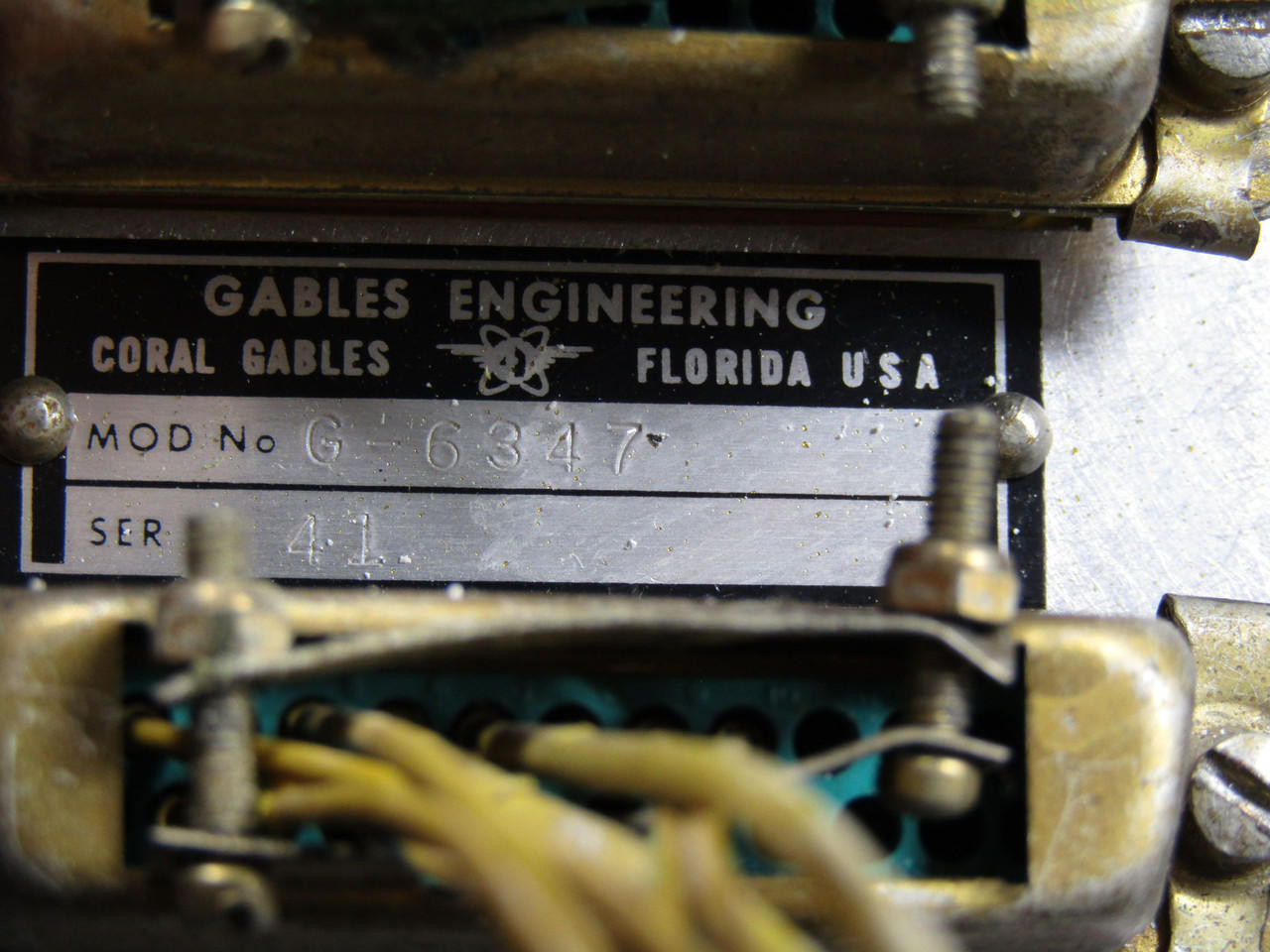 G6347 Gables Engineering VHF Comm Box Including Modifications