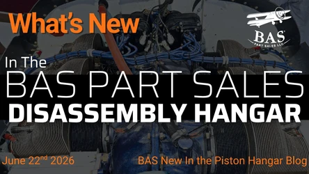 Cessna 182H Skylane Parts Enter BAS Kansas City Disassembly