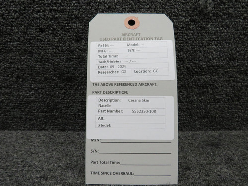 5552350-108 Cessna Skin Nacelle