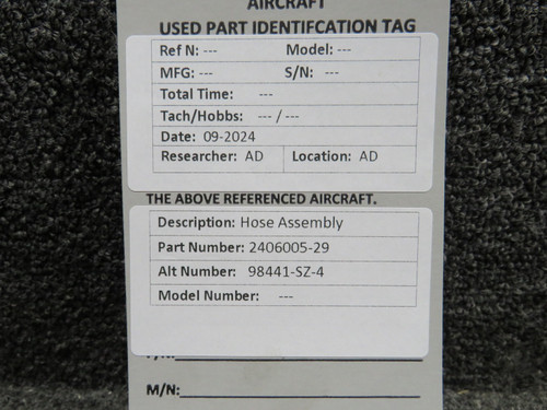 2406005-29 (Alt: 98441-SZ-4) Hose Assembly For Sale