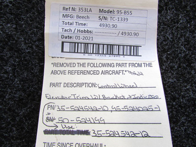 35-524542-10 (Use: 35-524542-12) Trim Wheel Elevator with Bracket & Indicator