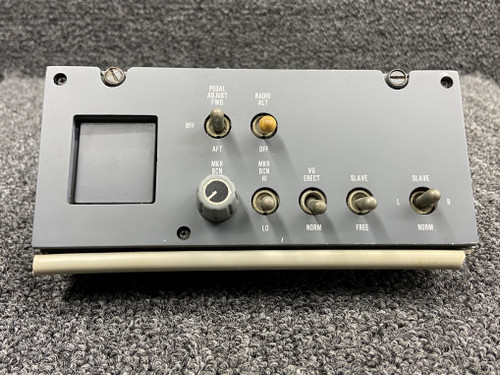 5489120-13, JG911B16 Lear Jet 55 Pilots Overlay Switch Panel Assembly