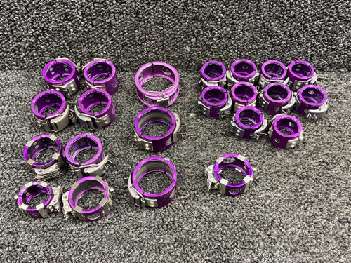 W901 Series Wiggins Fuel Tube Clamp Set (Minus Internal Sleeves)