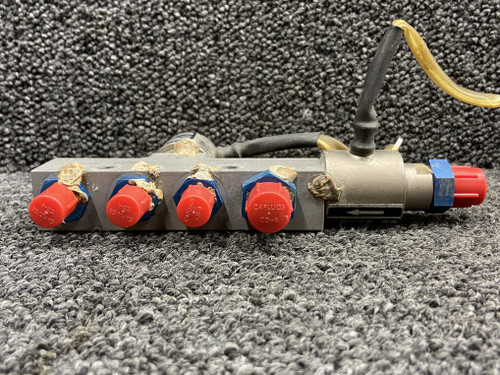 AF56C-384 (Alt: 6600473-1) Eckel Static Shutoff Valve Assembly RH (18-30V)