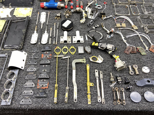 Learjet Lear Jet 55 Goodie Bag Set w Static Wicks, Instrument Mounts, Switches 