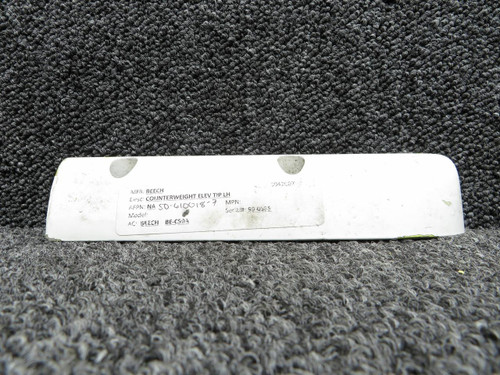 Beechcraft Parts 50-610018-7 (Alt: 50-610018-9) Beech KA-C90A LH Elevator Tip Counterweight 