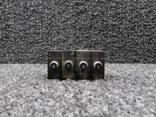 Potter and Brumfield W23-X1007-5 Potter and Brumfield Circuit Breaker Set 4 (5amps) (Rust) 