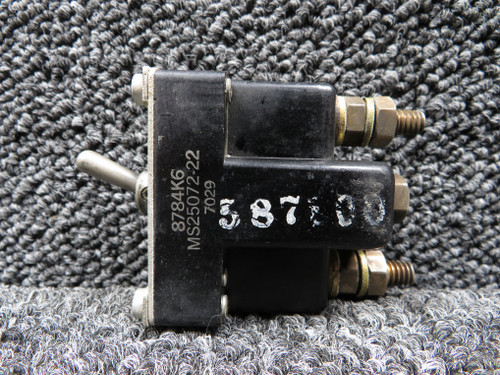 MS25072-22 (Alt: 8784K6) Cutler-Hammer Toggle Circuit Breaker