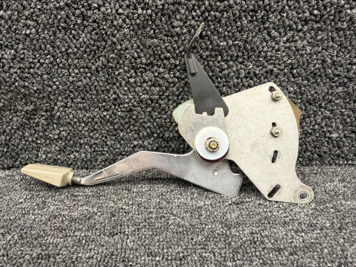 1512280-13 (Use: 1512280-41) Cessna T210L Flap Control Lever w Arm & Indicator