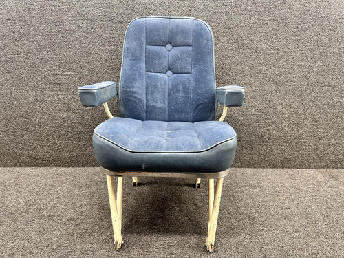 Cessna Aircraft Parts 5091402-1 Cessna 411 Passenger Rear Facing Seat Assembly (Rails: 12.75”) 