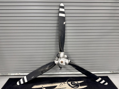Hartzell Cessna 411 Hartzell 3-Blade Propeller Assembly w Boots (Not for Flight, Core) 