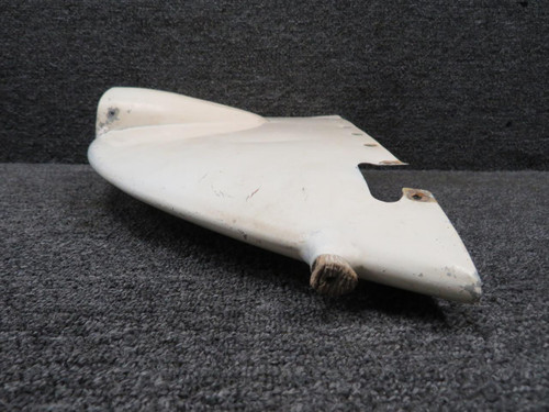 Piper Aircraft Parts 18701-000 Piper Fin Top Skin Assembly with Rotating Beacon Cutout (White) 