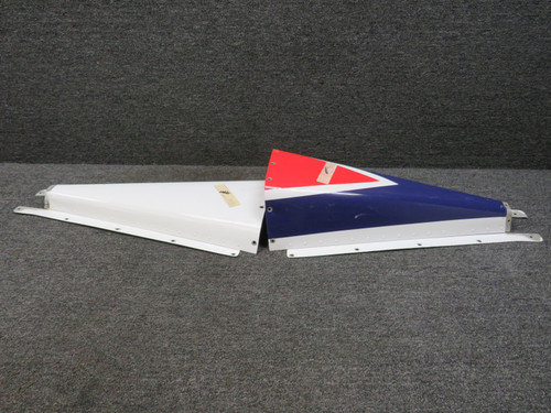 5112001-16, 5112001-10 Cessna 414 Upper & Lower Tail Fairing Assembly (Striped)