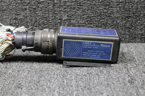 128941-001 Ledex Rotary Selector Relay with Connector (Volts: 28)