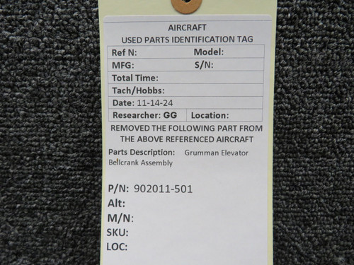 902011-501 Grumman Elevator Bellcrank Assembly